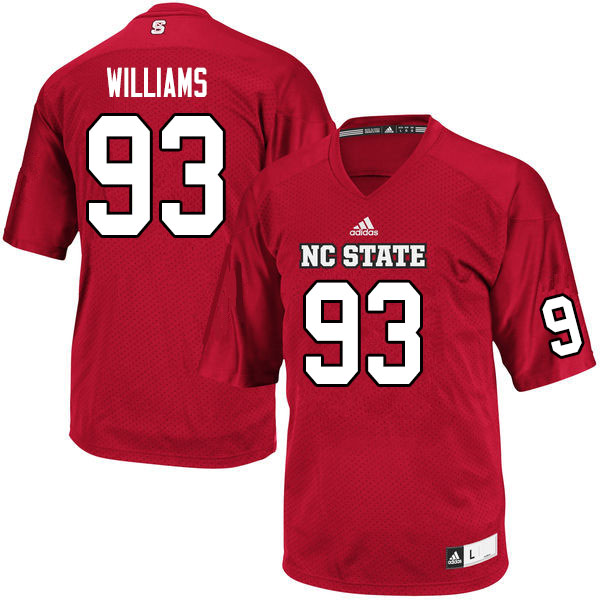 Men #93 Ian Williams NC State Wolfpack College Football Jerseys Sale-Red